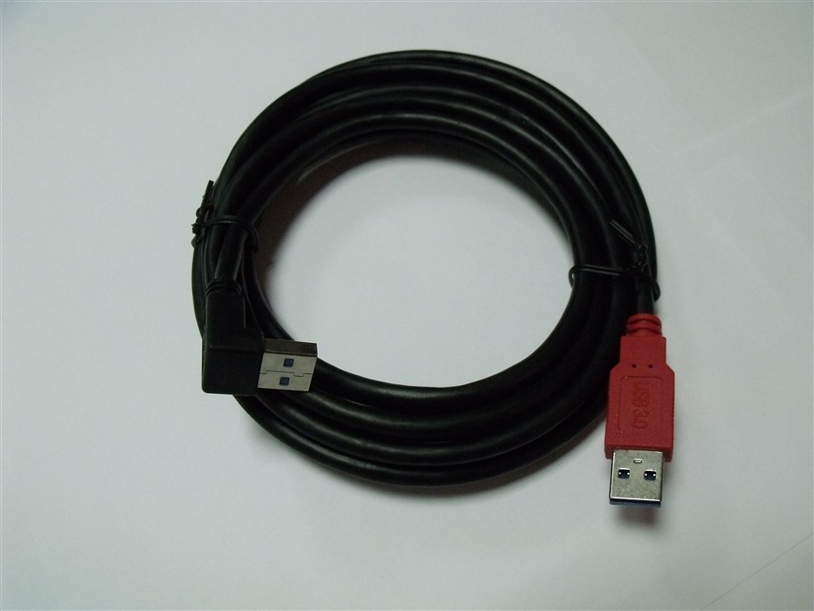 Digitus USB 3.0 Bağlantı Kablosu Tip A 90 Derece  Erkek/Erkek 3 Metre