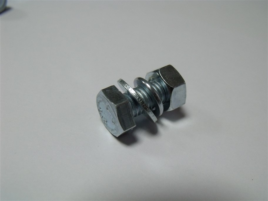 50 li M8X20 MM Civata Seti,Yaylı Rondela Rondela Somun