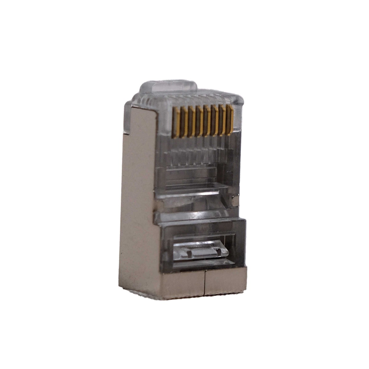 Metal Rj45 Cat5 Jack Konnektör Uç Lan Ethernet 100lu paket