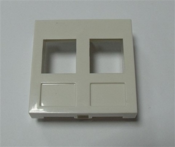 Dıgıtus 45x45mm 2-Port Yüz Plakası