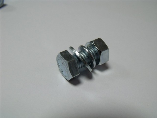 50 li M8X20 MM Civata Seti,Yaylı Rondela Rondela Somun