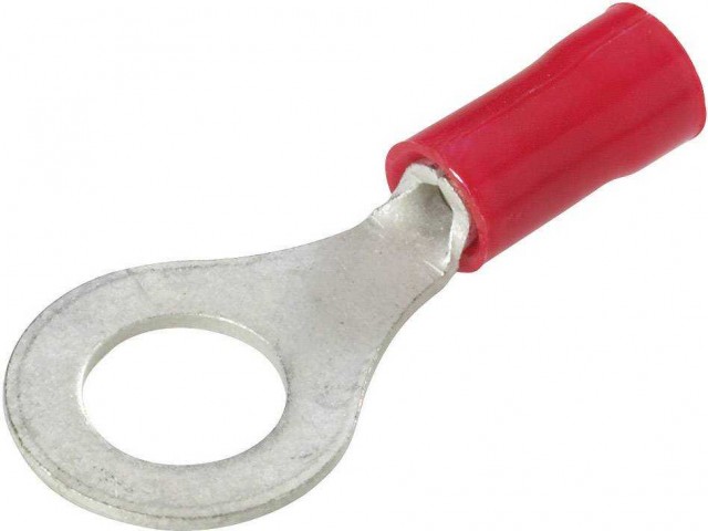 Yuvarlak İzoleli Kablo pabucu 6mm M3.00-4.00 100 ADET