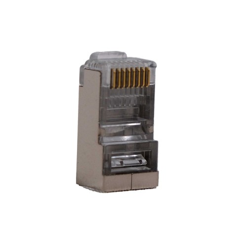 Metal Rj45 Cat5 Jack Konnektör Uç Lan Ethernet 100lu paket